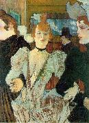 Henri de toulouse-lautrec, La Goulue arriving at the Moulin Rouge